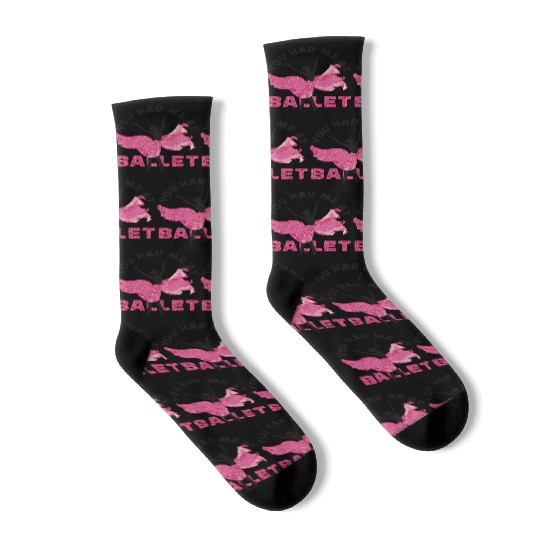 Ballet Dancer Dance Girl Ballerina Socks