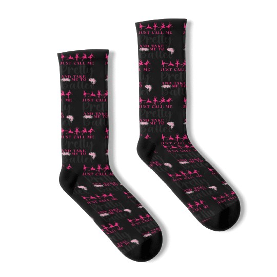 Ballet Dancer Dance Girl Ballerina Socks