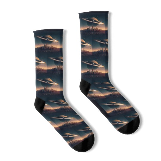 Solar system planet Saturn galaxy Socks