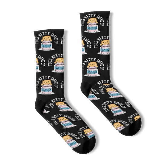 Antidepressant Kitten Medicine Cat Owner Socks