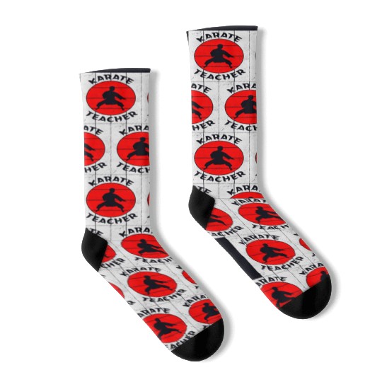 Male Karate Teacher Socks