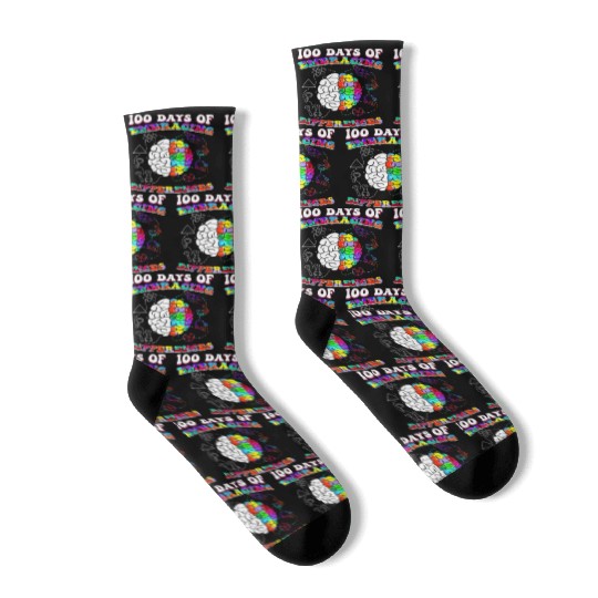 Embrace Differences 100 Days Of School IEP Socks