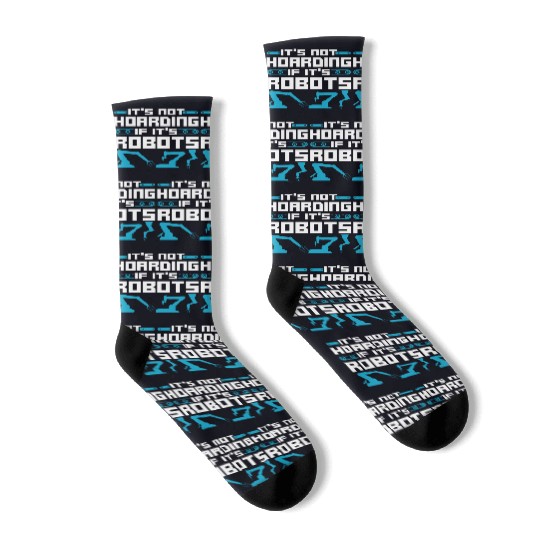 Robot Robotics Engineer Vintage Socks