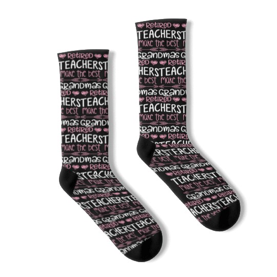 Womens Teacher Retirement Best Socks