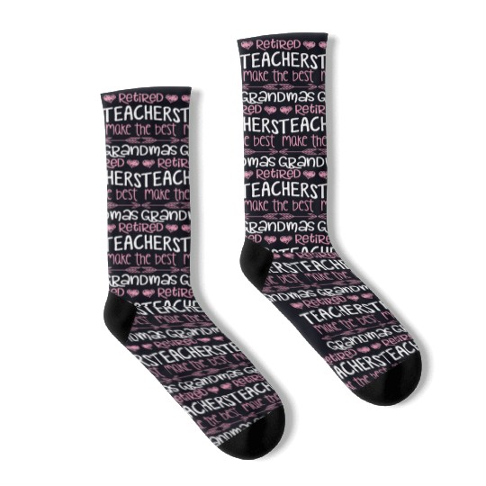 Womens Teacher Retirement Best Socks