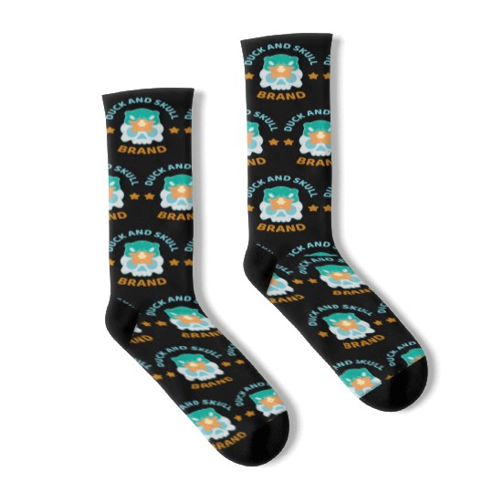 Duck And Skull Brand Socks