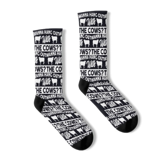 Farming Dairy Cow Gift Socks