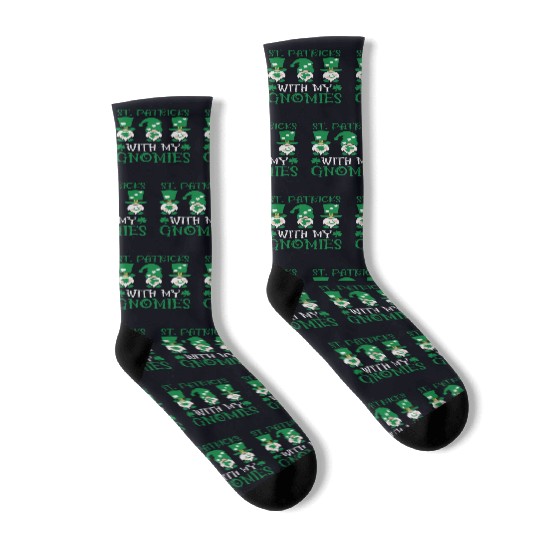 Garden Gnomes Gnome Lover Funny Gnome Gardening Socks