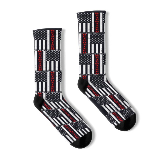 US American Flag Pro Gun Meme Weaponized Not Victi Socks