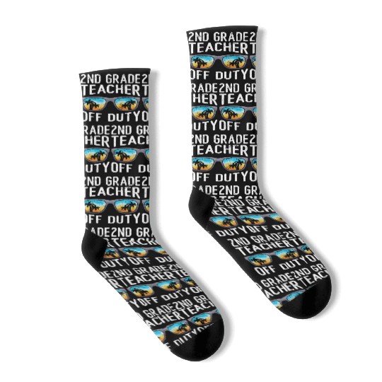 Second grade class teacher off duty school teacher Socks