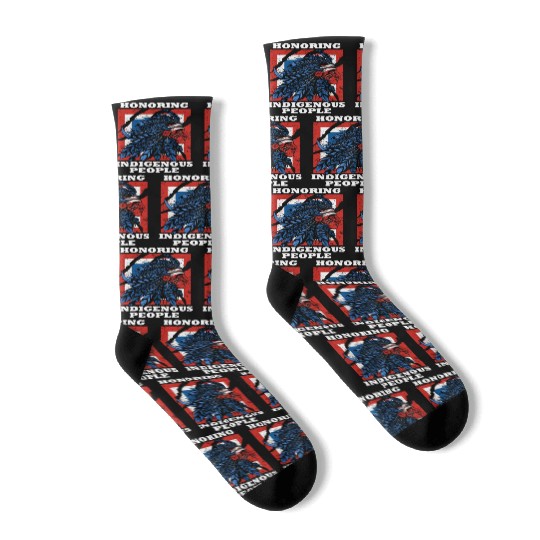 Honoring Indigenous People Heritage Native America Socks