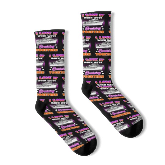 Cruising together cruise ship holiday spring break Socks