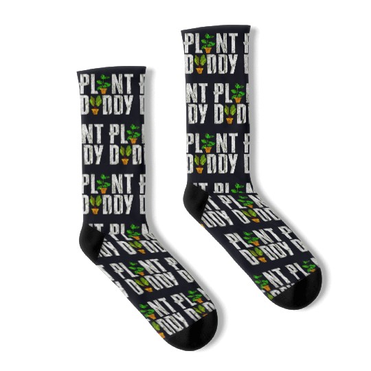 Plant Daddy Funny Gardener Socks