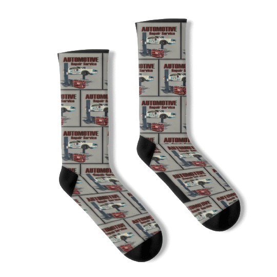 Automotive repair service Socks
