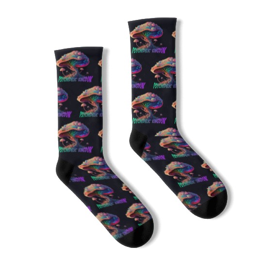 Psychedelic Mushroom Socks