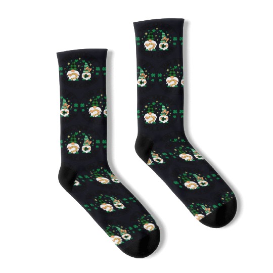 St. Patrick's Day Gnomes Saint Patricks Day Outfit Socks