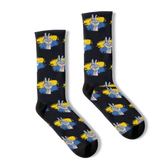 Ukraine Its In My Dna Socks