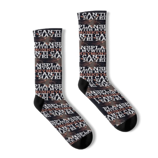 Ape Chimpanzee Ape Favorite Animal Socks