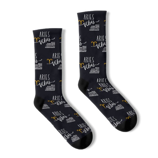 Aries: Embrace Your Fearless and Bold Nature Socks