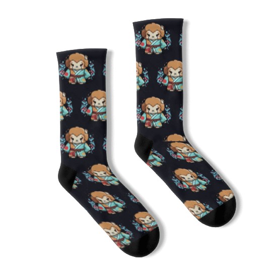 Lion kimono Socks