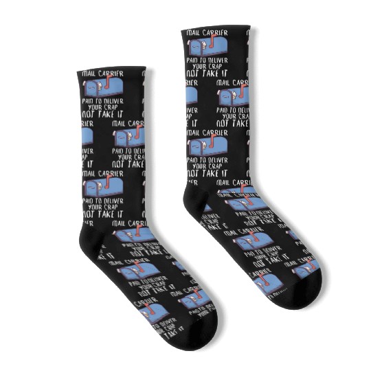 Postal Worker Mail Lady Mail Carrier Postal Socks