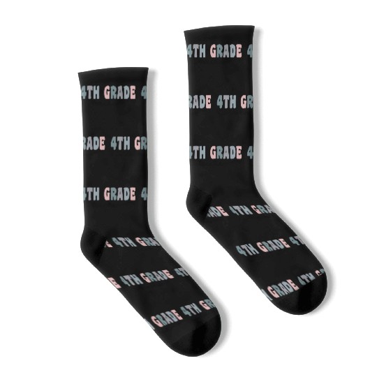 4th Grade Teacher Gift Matching Teacher Squad Socks
