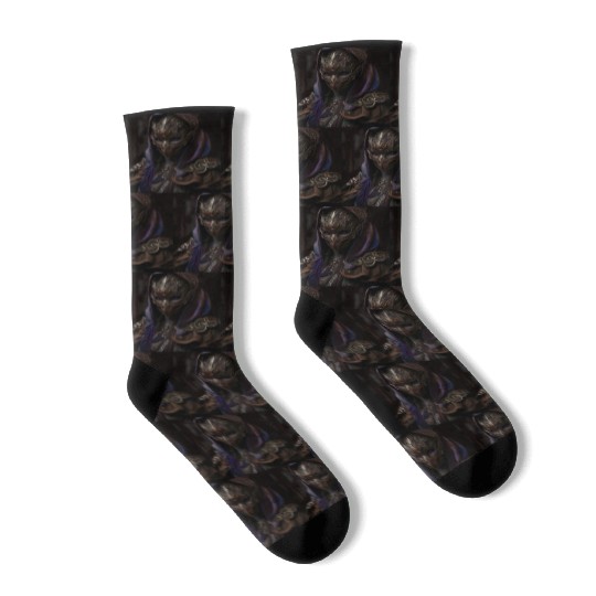 Dark Necromancer Socks
