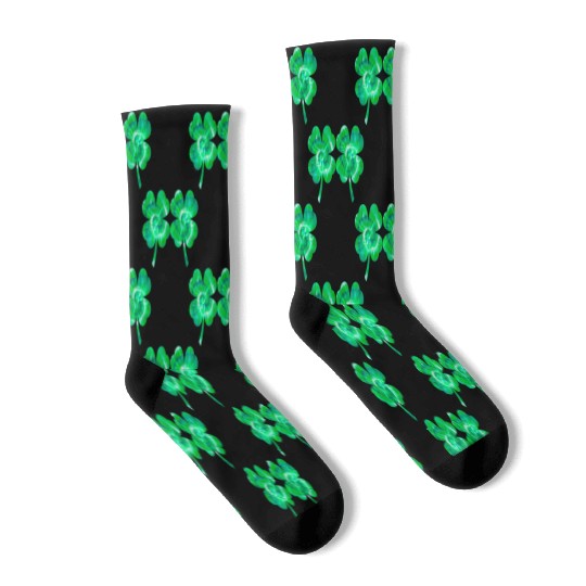 Shamrock Boobs Tie Dye Irish Boobies St Patricks Socks