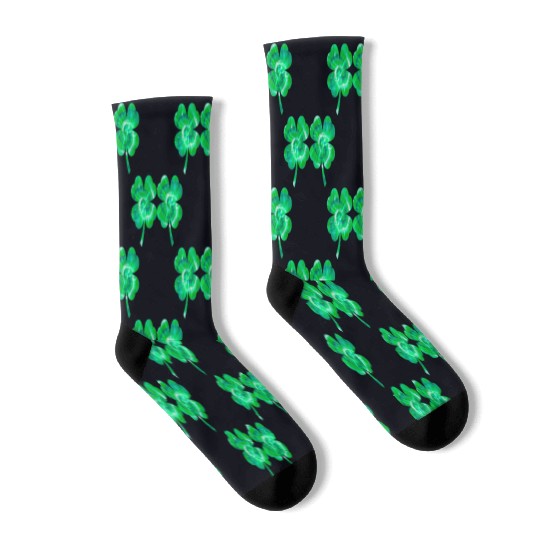Shamrock Boobs Tie Dye Irish Boobies St Patricks Socks