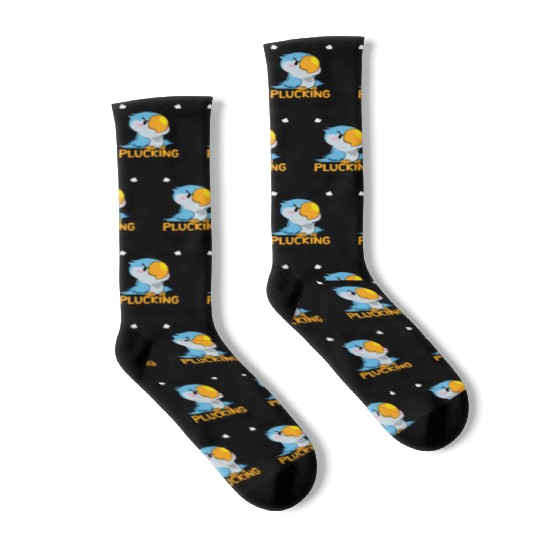 Chicken Mean Pet Plucking Angry Farm Animal Socks