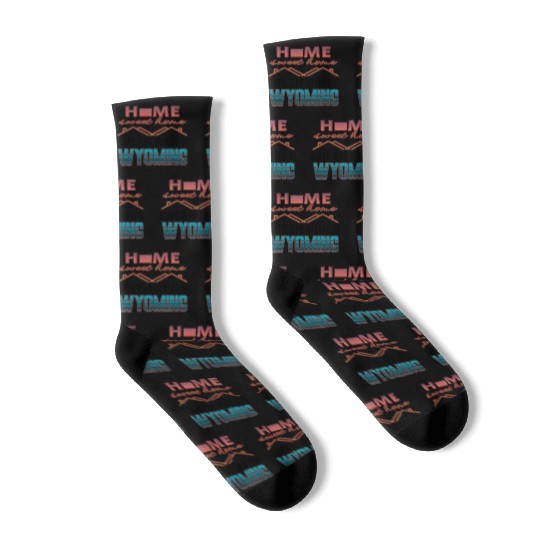 Green River Wyoming Home Sweet Home Socks