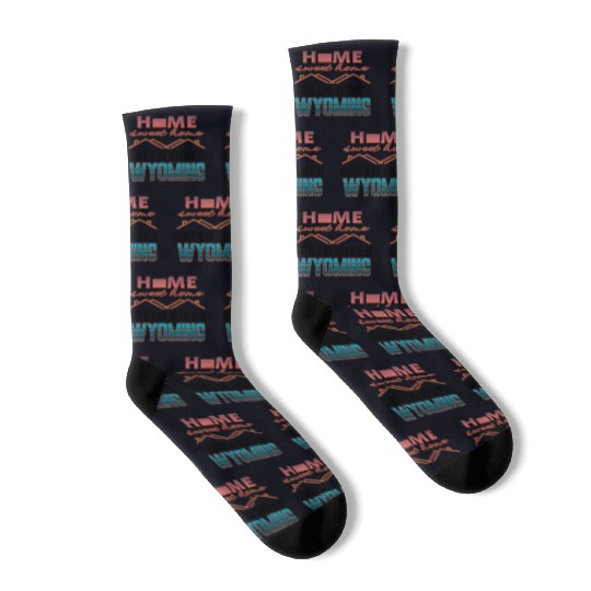 Green River Wyoming Home Sweet Home Socks