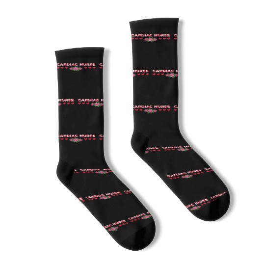 Cute Cardiac Nurse Apparel Socks