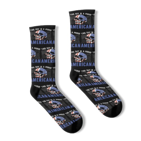 Patriotic America USA Flag 4th Of July American Socks