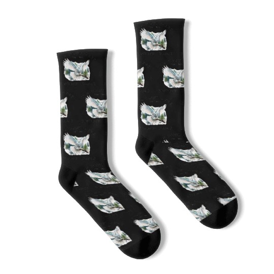 I'm Just Here for the Snow Owls - Birdwatching Socks