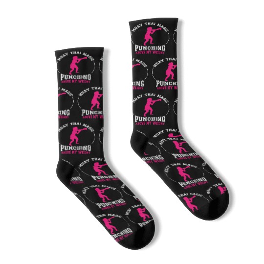International Women's Day Muay Thai Girl Power Socks