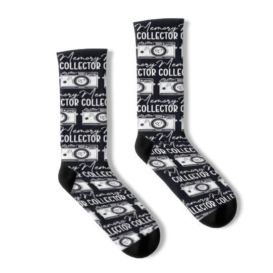 Funny Camera photography quote gift Socks