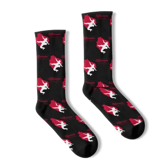 Wisconsin Wrestling Socks