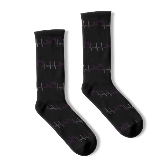 Sagittarius Heartbeat Socks