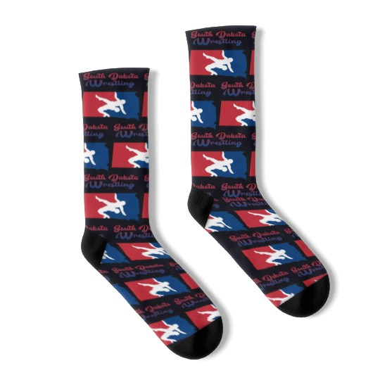 South Dakota Wrestling Socks