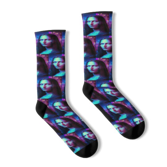 Mona lisa in future Socks