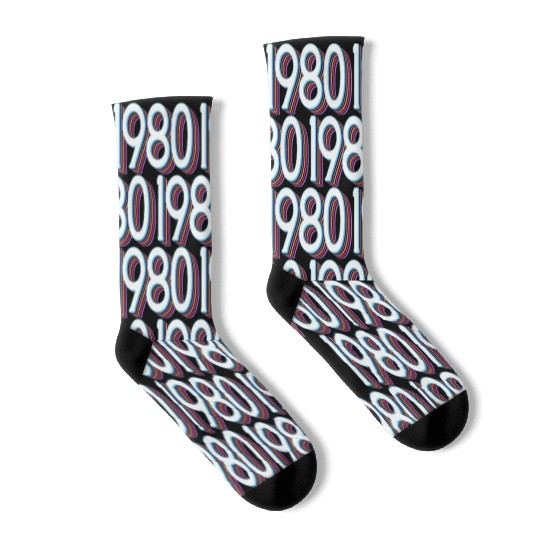 1980 Retro Design Socks