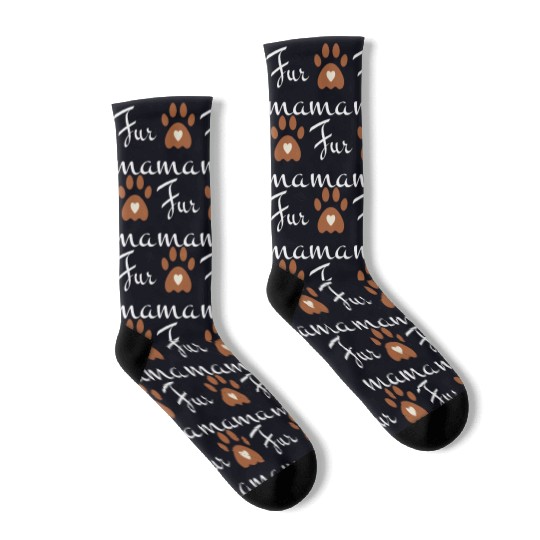 Fur mama cute dog lovers Socks
