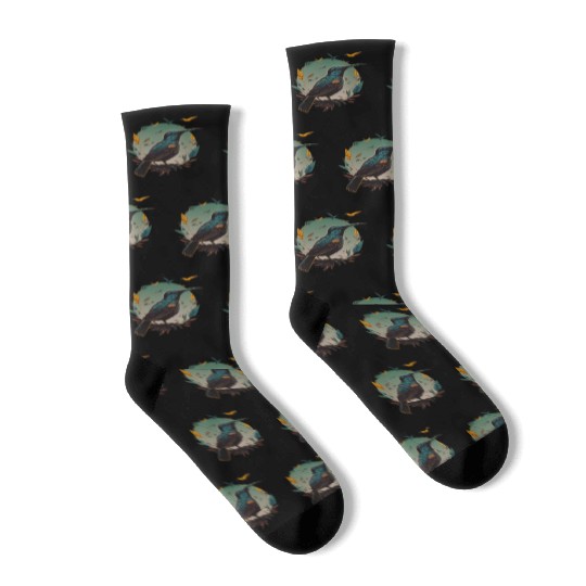 Nature Lovers - Charming Hummingbird Socks