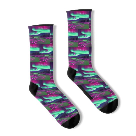 Northern Lights Socks