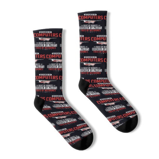 Aircraft Mechanic, airplane mechanic Socks