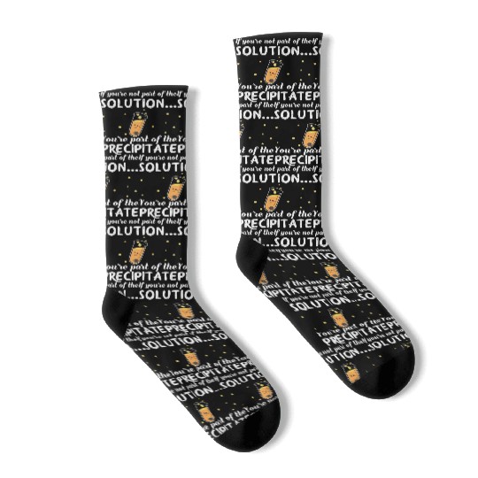 Chemistry Science Precipitate Socks