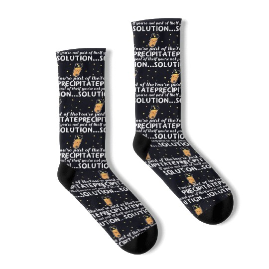 Chemistry Science Precipitate Socks