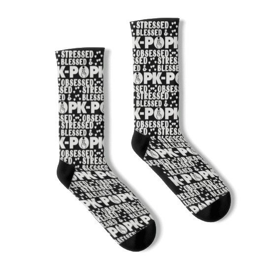 K Pop Fan Korean Pop Music Fashion Music Album Socks