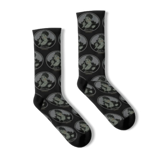 Mary Jane Lady Marijuana Funny Graphic Socks